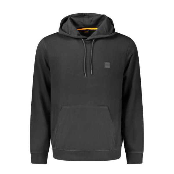 BOSS FELPA SENZA ZIP UOMO NERO