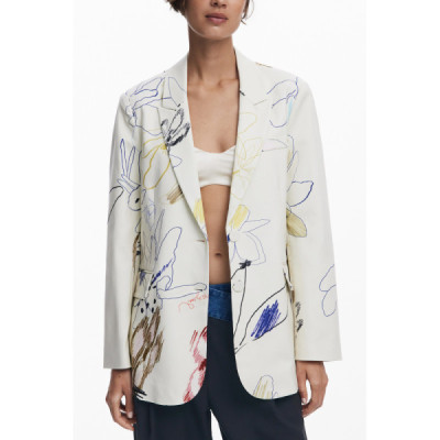 DESIGUAL GIACCA CLASSICA DONNA BIANCO