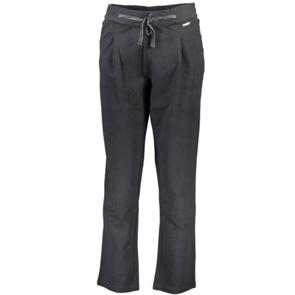 U.S. POLO Pantalone Donna Nero | Modello Comodo con 2 Tasche, Vita Elasticizzata e Logo Ricamato | Stile Casual e Versatile