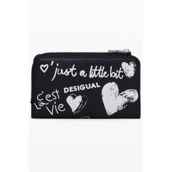 DESIGUAL PORTAFOGLIO DONNA NERO