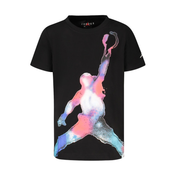 T-shirt Jordan bambino nero – Maniche corte in cotone – Stile basket e streetwear con logo Jumpman iconico