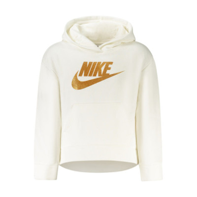 NIKE FELPA SENZA ZIP BAMBINA BIANCO