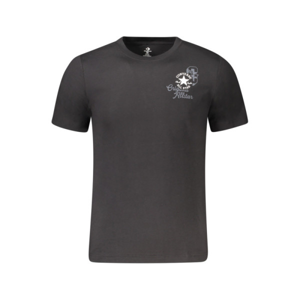 T-shirt Converse bambino nero – Maniche corte in cotone – Stile casual urbano con logo frontale