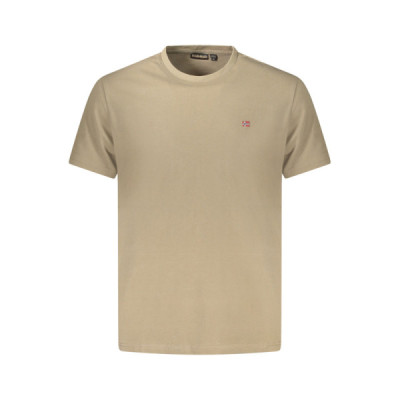 NAPAPIJRI T-SHIRT MANICHE CORTE UOMO MARRONE