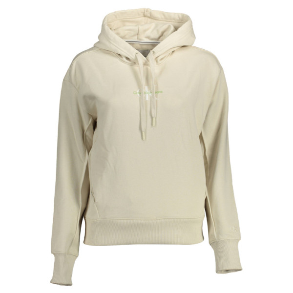 CALVIN KLEIN FELPA SENZA ZIP DONNA BEIGE