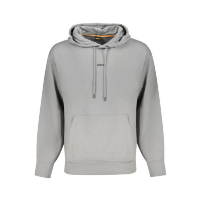 BOSS FELPA SENZA ZIP UOMO GRIGIO