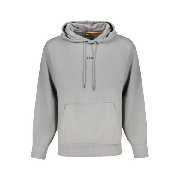 BOSS FELPA SENZA ZIP UOMO GRIGIO