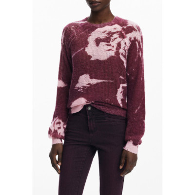 DESIGUAL MAGLIA DONNA ROSA
