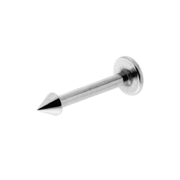 Body Piercing Labret mm 11 con Cono mm 2 in ACCIAIO Chirurgico