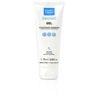 Martiderm Driosec Gel Antitraspirante Per Mani E Piedi Gestione Efficace Del Sudore 75 ml