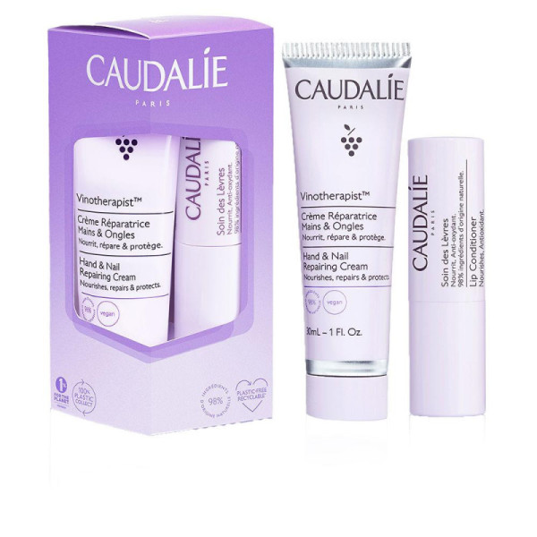 Caudalie Vinotherapist Kit Cosmetico Mani E Labbra Nutrimento Profondo 2 pz