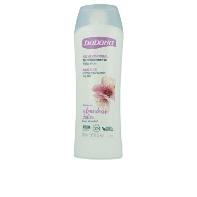 Babaria Aceite Almendras Dulces Body Milk Per Pelli Secche Idratazione Profonda Quotidiana 400 ml
