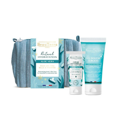 Beauterra Cuidado Corporal Set Cosmetico Aloe Vera Nutriente Idratante 3 pz