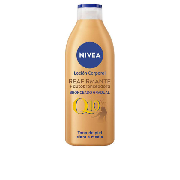 Nivea Q10+ Lozione Corpo Auto Abbronzante Sublime Abbronzatura E Firmezza 400 ml