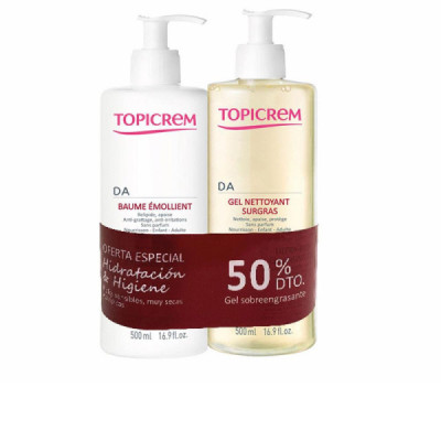 Topicrem Da Topicrem Pack Cosmetico Balsamo Emoliente E Gel Detergente Detersione Profonda Idratazione 24H 2 pz
