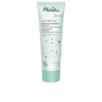 Melvita Nectar Pur Maschera E Scrub Purificante Purificazione Equilibrata 75 ml
