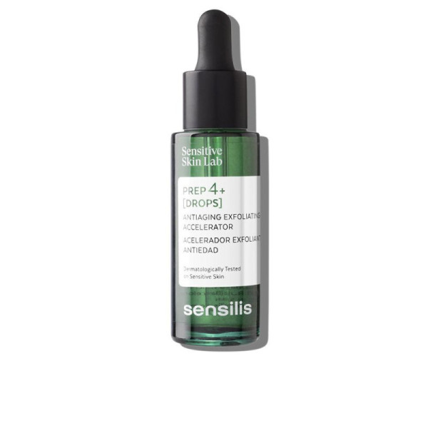 Sensilis Prep4+ Drops Siero Anti Aging Esfoliante Acceleratore Azione Esfoliante Efficace 30 ml