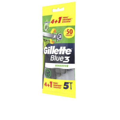 Gillette Blue Gillette Lama Di Rasoio Usa E Getta Per Pelle Sensibile Rasatura Confortevole E Precisa 5 u