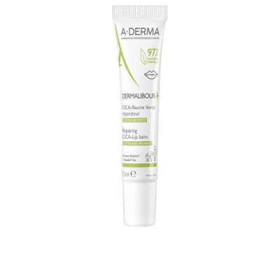 A-Derma Dermalibour+ Balsamo Per Labbra Ingredienti Naturali 15 ml