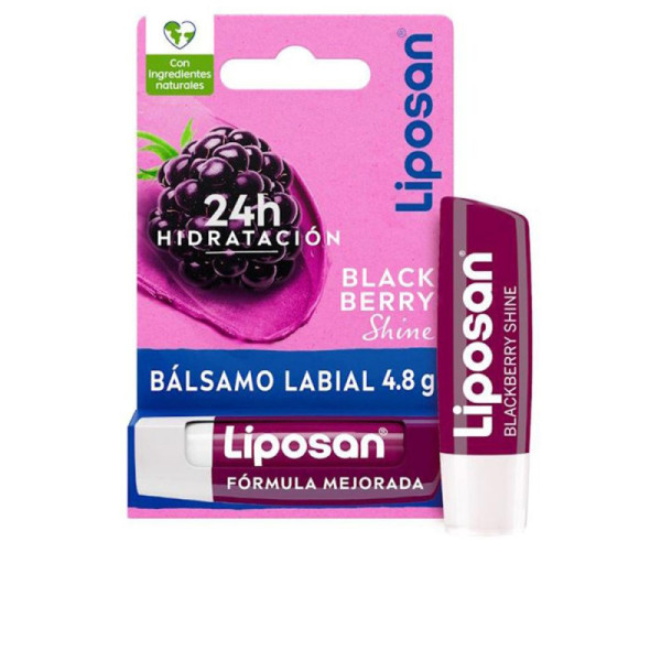 Liposan Liposan Blackberry Shine Balsamo Labbra Idratazione Duratura 4,8 g