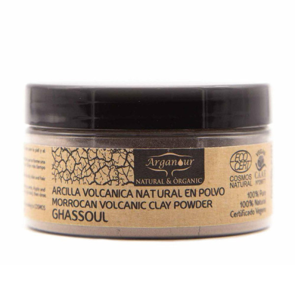 Arganour Mascarilla Arcilla Ghassoul Maschera Viso Controllo Olio E Acne 100 g