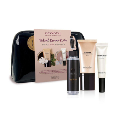 Atashi Celullar Cosmetic Set Cosmetico Pelle Radiosa Ogni Giorno 4 pz
