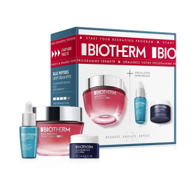 Biotherm Blue Peptides Crema Rassodante Viso Con SPF30 Pelle Luminosa 3 pz