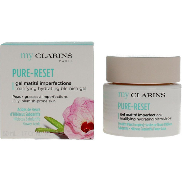 Clarins My Clarins Pure Reset Gel Mattificante Per Imperfezioni Healthy Plant Complex 50 ml