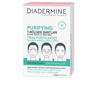 Diadermine Diadermine Cuidado Esencial Strisce Purificanti Pelle Purificata Ogni Giorno 6 u