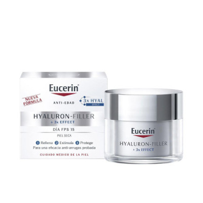 Eucerin Hyaluron Filler Crema Idratante Di Giorno Per Pelle Secca Con SPF15 Protezione Solare Avanzata 50 ml