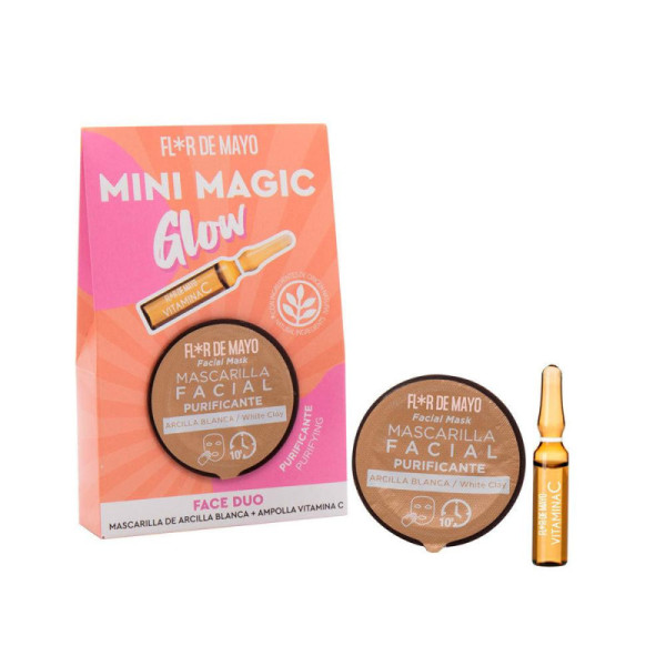Flor De Mayo Facial Flor De Mayo Set Trattamento Viso Magic Glow Viso Radiante 2 pz