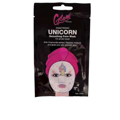 Glam Of Sweden Unicorn Maschera Viso Lisciante Pelle Luminosa E Setosa 24 ml