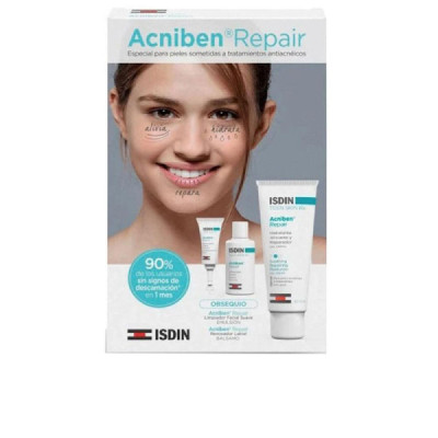 Isdin Acniben Crema Gel Viso Riparatrice Pelle Soffice E Protetta 3 pz