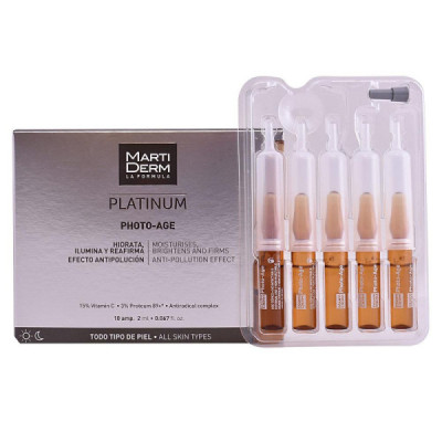 Martiderm Platinum Ampolle Viso Idrata E Ringiovanisce 2 ml