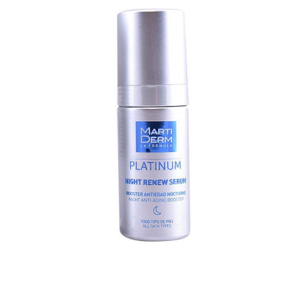Martiderm Platinum Night Renew Serum Pelle Rinnovata E Luminosa 30 ml