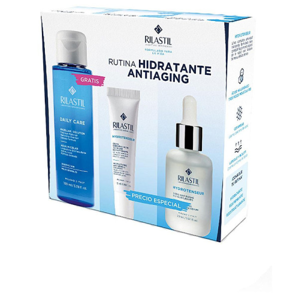Rilastil Hydrotenseur Kit Trattamento Viso Idratazione Profonda Anti Rughe 3 pz