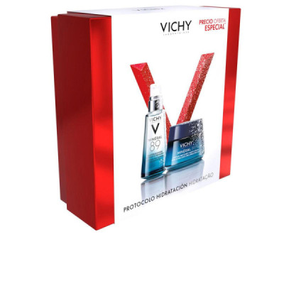 Vichy Minéral 89 Set Cosmetico Trattamento Viso Idrata Illumina Rimpolpa 2 pz