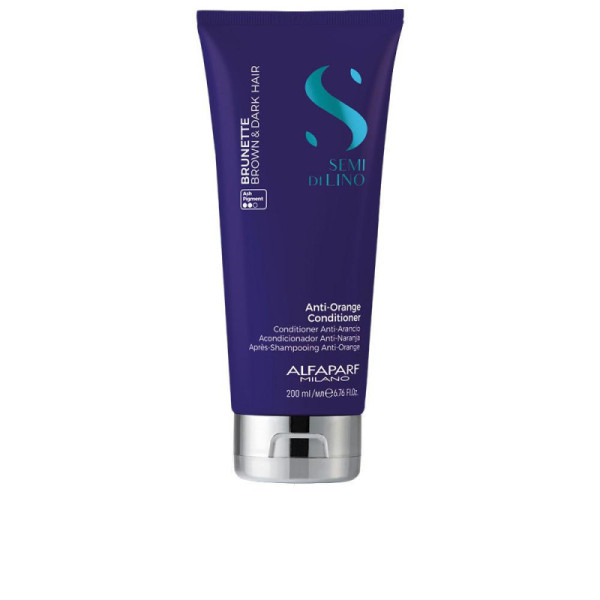 Alfaparf Milano Semi Di Lino Balsamo Brunette Brown And Dark Neutralizza Toni Arancioni 200 ml