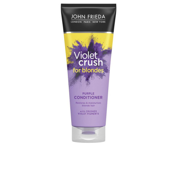 John Frieda Violet Crush Balsamo Per Capelli Biondi Colore Biondo Radiante 250 ml
