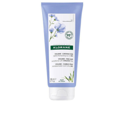 Klorane Lin Balsamo Capelli Con Fibra Di Lino Volume Naturale Leggero 200 ml