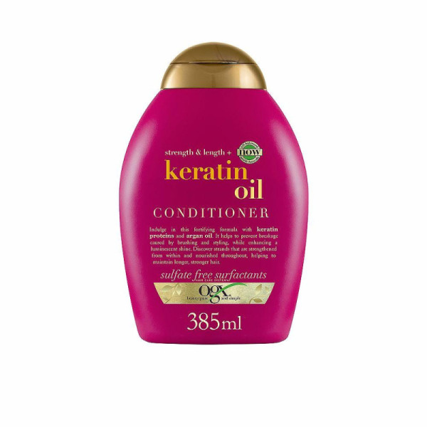 Ogx Keratin Oil Balsamo Per Capelli Anti Rottura Rinforza E Protegge Capelli 385 ml