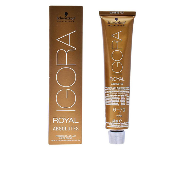 Schwarzkopf Igora Royal Crema Colorante Permanente Capelli Maturi Anti Age Copertura Totale Grigi 60 ml