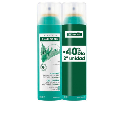 Klorane Ortie Dioïque Shampoo Secco Per Capelli Oleosi Controllo Sebo 48 Ore 150 ml