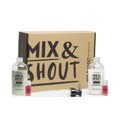 Mix & Shout Rutina Set Protezione Capelli Forza Naturale 4 pz