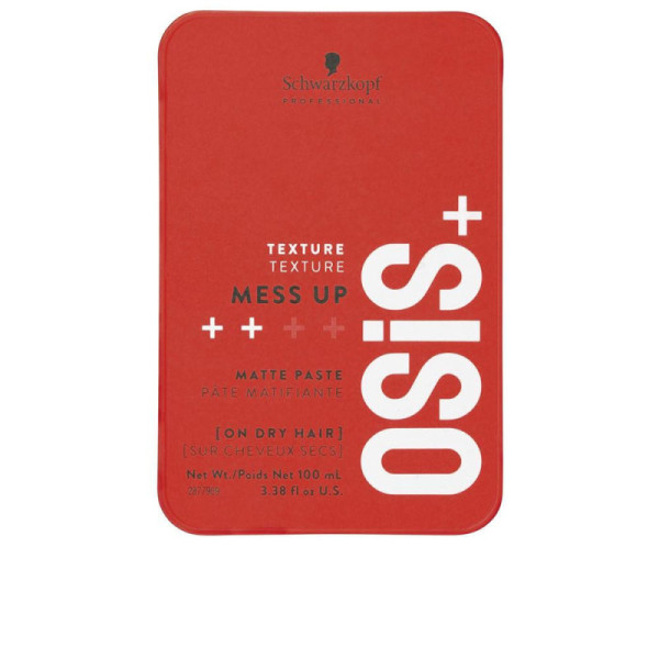 Schwarzkopf Osis+ Pasta Modellante Opaca Tenuta Media Senza Residui 100 ml