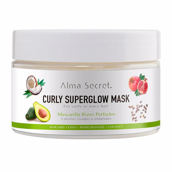 Alma Secret Cabello Curly Superglow Maschera Ricci Nutrienti E Protetti 250 ml