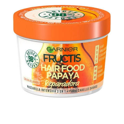 Garnier Fructis Hair Food Maschera Capelli Riparante Papaya Ripara E Nutre In Profondità 390 ml