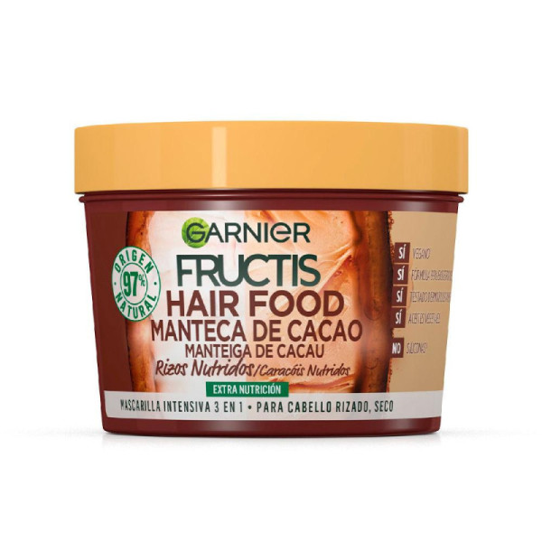 Garnier Fructis Hair Food Maschera Per Capelli Ricci Nutrizione Profonda Ed Efficace 390 ml
