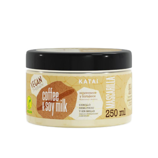Katai Katai Vegan Therapy Maschera Per Capelli Caffè E Latte Di Soia Capelli Rivitalizzati In Profondità 250 ml