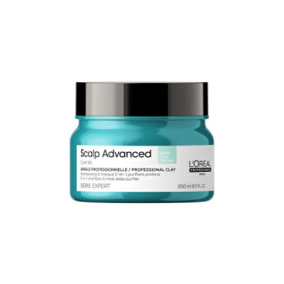 L'Oréal Professionnel Paris Scalp Advanced Shampoo E Maschera Purificante Sollievo Per Cuoio Capelluto 250 ml